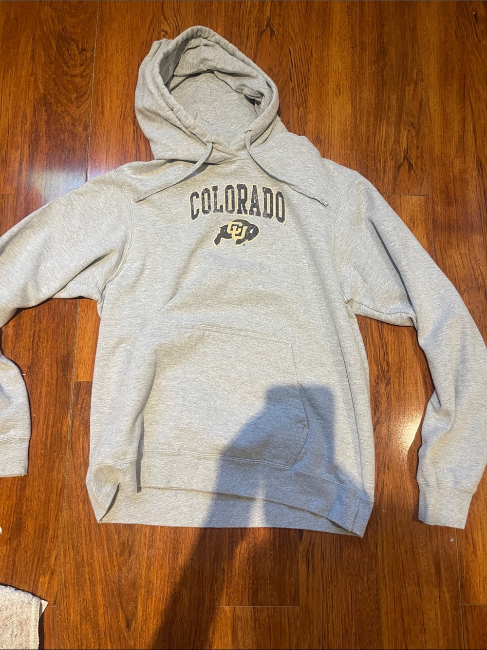 CU Boulder Graphic Hoodie Sweatshirt - Gray